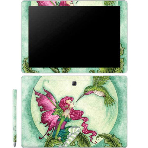Amy Brown Flirting Fairy and Hummingbird Galaxy Book 12in Skin
